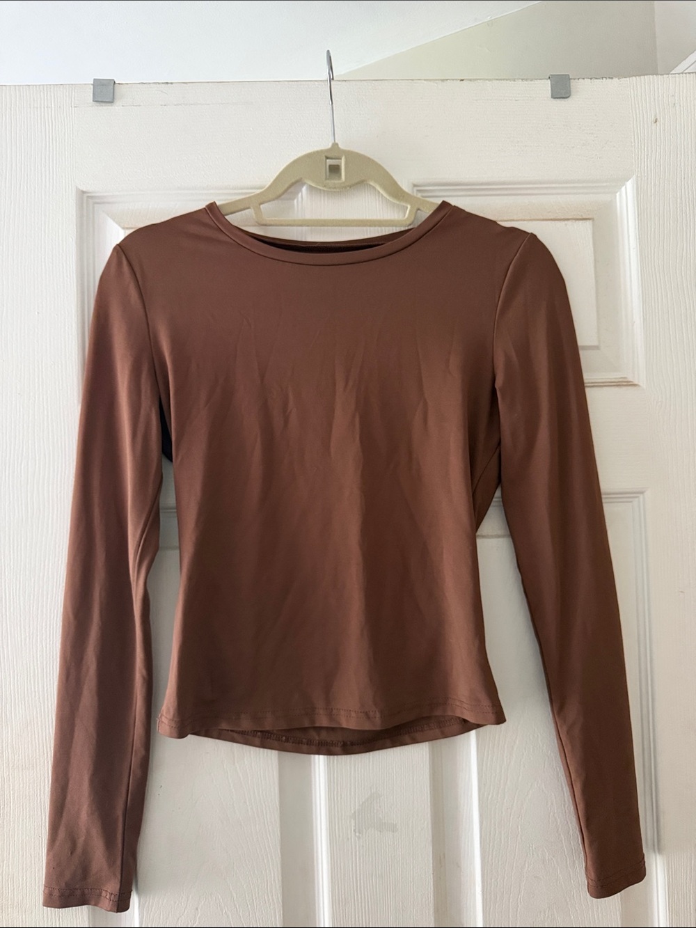 2 PACK Brown & Sage Green Long Sleeve Tops